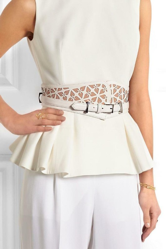 alexander mcqueen corset belt